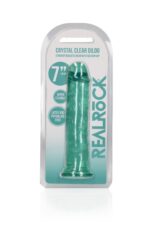 Straight realistic dildo with suction cup - 7' / 18 - obrazek 2