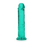 Straight realistic dildo with suction cup - 7' / 18 - obrazek 4