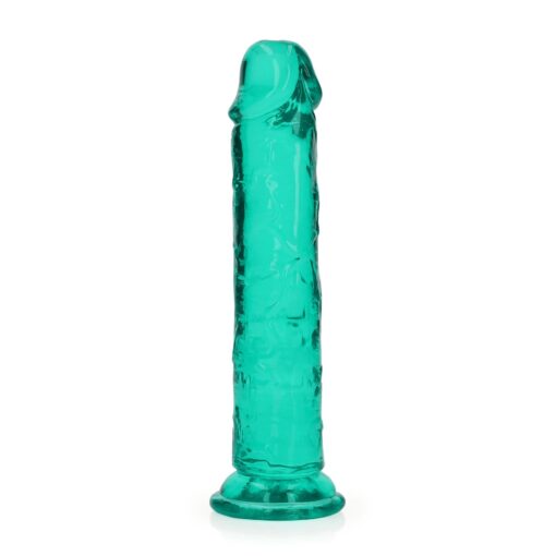 Straight realistic dildo with suction cup - 7' / 18 - obrazek 4