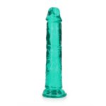 Straight realistic dildo with suction cup - 7' / 18 - obrazek 5