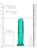Straight realistic dildo with suction cup - 7' / 18 - obrazek 6