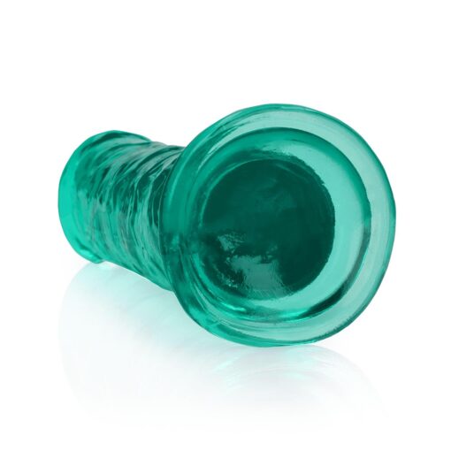 Straight realistic dildo with suction cup - 7' / 18 - obrazek 7