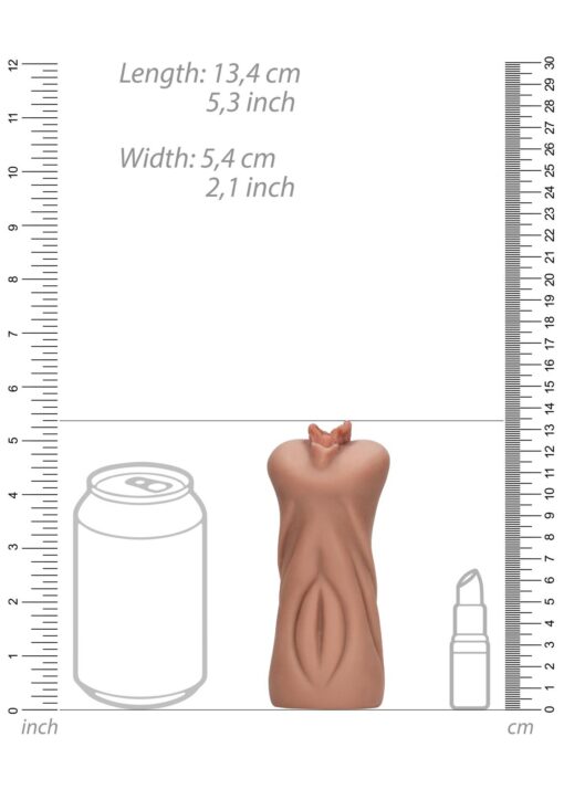 Masturbator w kształcie waginy – Nurse – opalony - obrazek 8