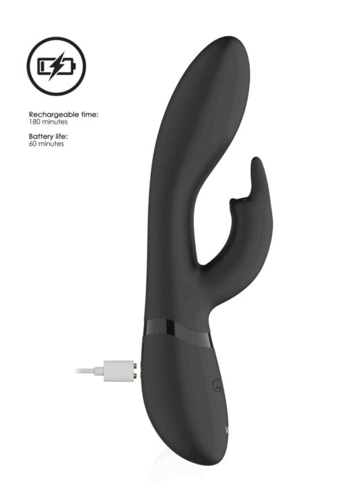 Wibrator-zosia - classic g-spot rabbit - black - obrazek 3