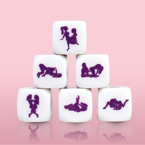 Kość Kamasutra – kostka erotyczna lesbijka 25 mm - obrazek 4