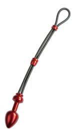 Malesation cock-grip with alu-plug medium, red - obrazek 2