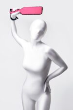 Anonymo – klapki czerwone, 37 cm - obrazek 2
