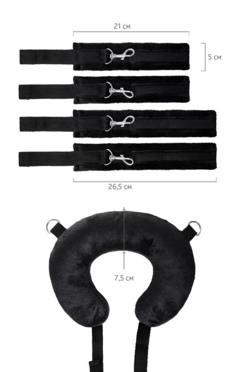 Anonymo Fixing Sling with Pillow – uprząż z poduszką, czarna, 127 cm - obrazek 7