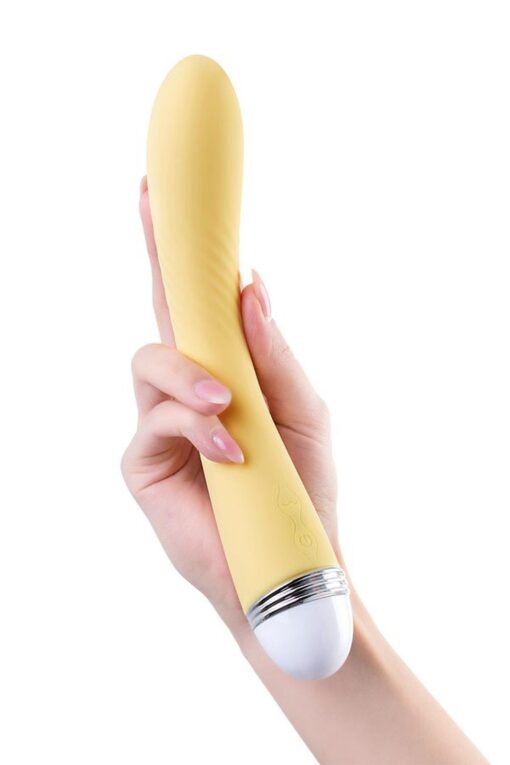 Wibrator Flovetta Toyfa Calla – silikonowy – żółty – 22 cm - obrazek 6
