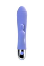 Wibrator Flovetta Crocus – zewnętrzny + do łechtaczki, silikonowy, fioletowy, 17,5 cm - obrazek 2