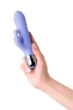 Wibrator Flovetta Crocus – zewnętrzny + do łechtaczki, silikonowy, fioletowy, 17,5 cm - obrazek 7