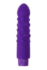 Wibrator A-Toys – silikonowy, fioletowy, 17 cm - obrazek 2