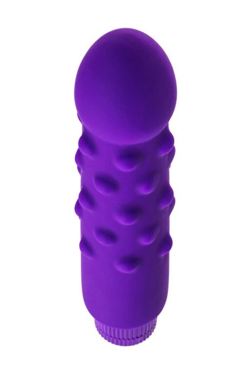 Wibrator A-Toys – silikonowy, fioletowy, 17 cm - obrazek 3