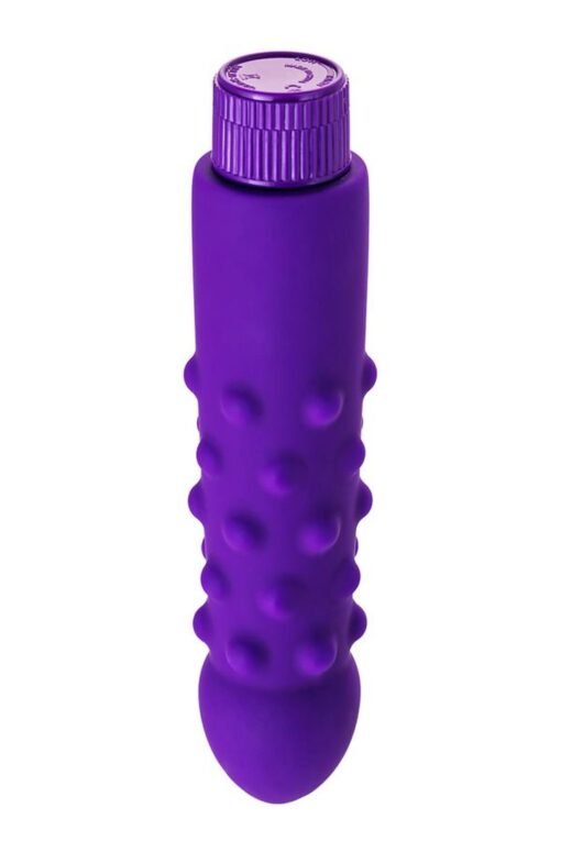 Wibrator A-Toys – silikonowy, fioletowy, 17 cm - obrazek 4