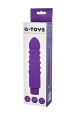 Wibrator A-Toys – silikonowy, fioletowy, 17 cm - obrazek 5