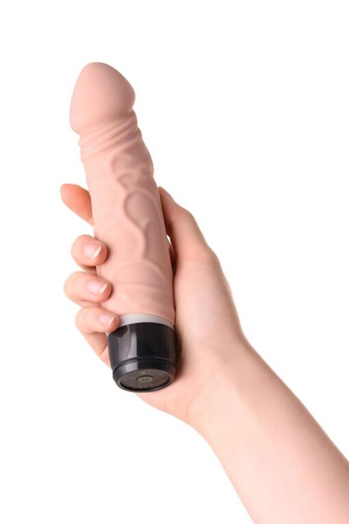 Wibrator A-toys – realistyczny, silikonowy, wielobiegowy, 15,9 cm - obrazek 11