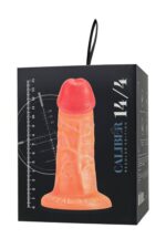 Dildo – Realistic Caliber 14/4, PVC, cielisty, długość 14 cm, średnica 4 cm - obrazek 11