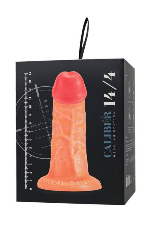 Dildo – Realistic Caliber 14/4, PVC, cielisty, długość 14 cm, średnica 4 cm - obrazek 11
