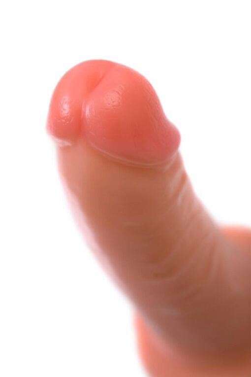 Dildo – Realistic Caliber 14/4, PVC, cielisty, długość 14 cm, średnica 4 cm - obrazek 13