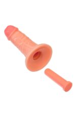 Dildo – Realistic Caliber 14/4, PVC, cielisty, długość 14 cm, średnica 4 cm - obrazek 6
