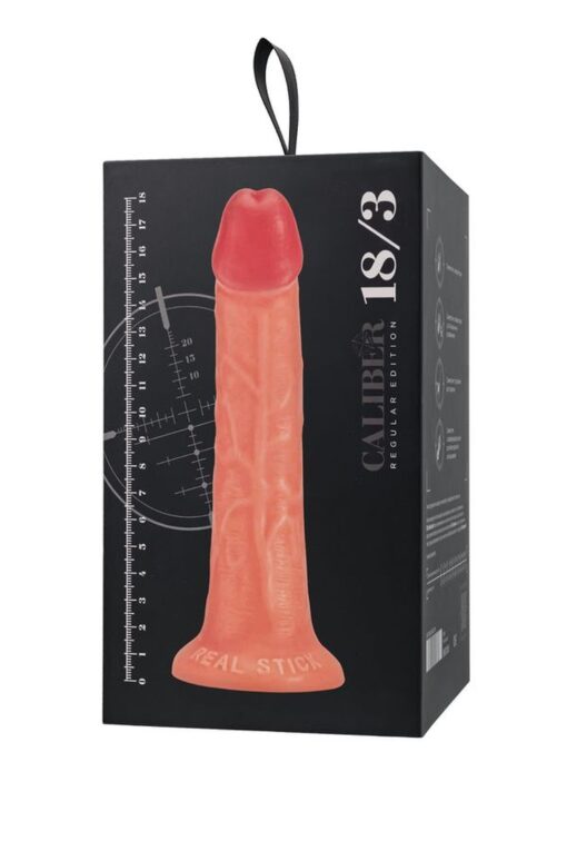 Dildo realistyczne Caliber 18/3 – PVC, cielisty, 18 cm, średnica 3 cm - obrazek 11
