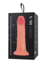 Realistic Dildo Caliber 18/4 – PVC, cielisty, długość 18 cm, średnica 4 cm - obrazek 11