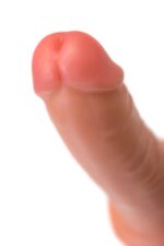 Realistic Dildo Caliber 18/4 – PVC, cielisty, długość 18 cm, średnica 4 cm - obrazek 14