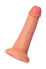 Realistic Dildo Caliber 18/4 – PVC, cielisty, długość 18 cm, średnica 4 cm - obrazek 5