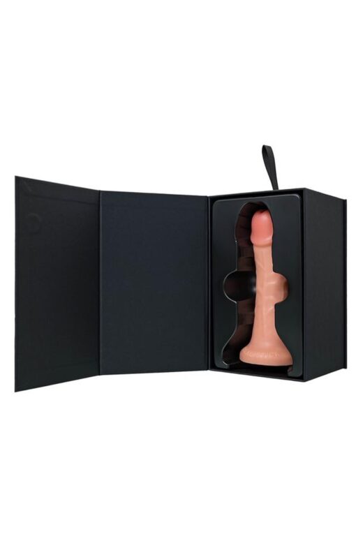 Realistic Dildo Caliber 18/4 – PVC, cielisty, długość 18 cm, średnica 4 cm - obrazek 9