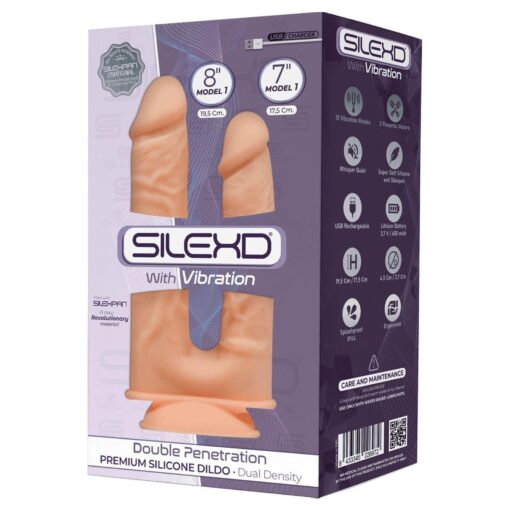 Wibrator SD Model 1 (8&7'') – Flesh – motor - obrazek 2
