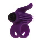 Pierścień wibrujący Bullet – silikon medyczny – fioletowy
