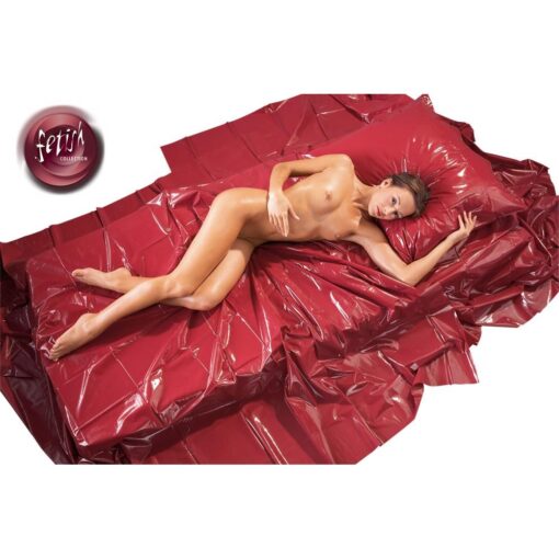 Red Vinyl Sheet – czerwone prześcieradło winylowe - obrazek 7