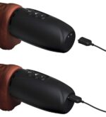 KCP – dildo 7,5" z ruchem i jądrami – brązowe - obrazek 7