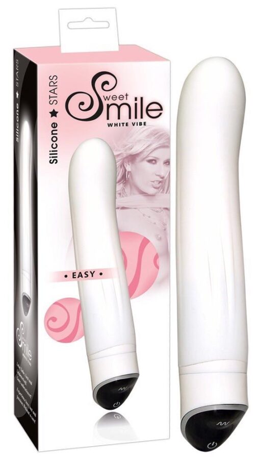 Smile Easy – wibrator biały - obrazek 6