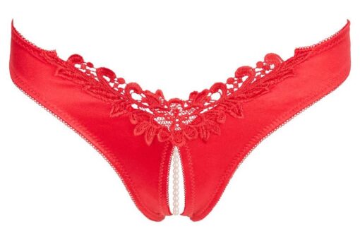 Briefs pearls red m - obrazek 3