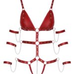 Body paskowe – czerwone – XL – Bad Kitty