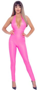 Jumpsuit hot pink m - obrazek 3