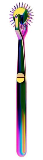 Podwójne koło pinwheel – tęczowe - obrazek 2