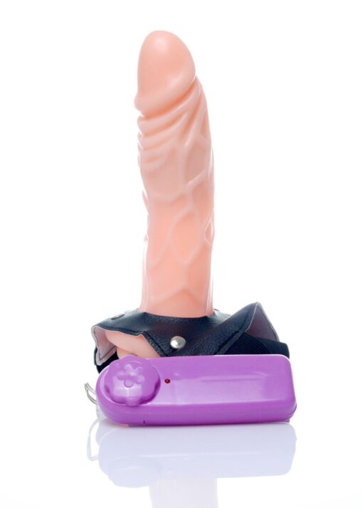 Proteza – hollow strap-on Adrian, wibrująca - obrazek 2