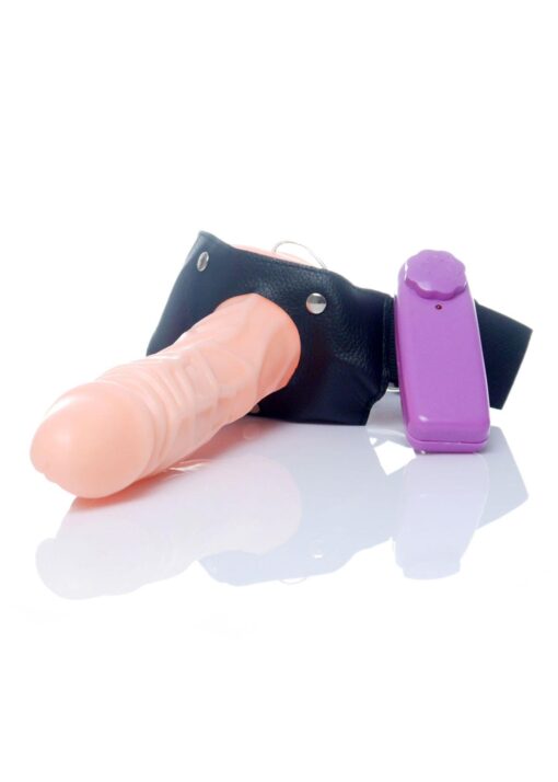 Proteza – hollow strap-on Adrian, wibrująca - obrazek 3
