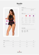 Serafia babydoll i stringi xs/s - obrazek 7