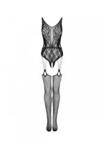 Bielizna-bodystocking g324 czarny s/m/l - obrazek 5