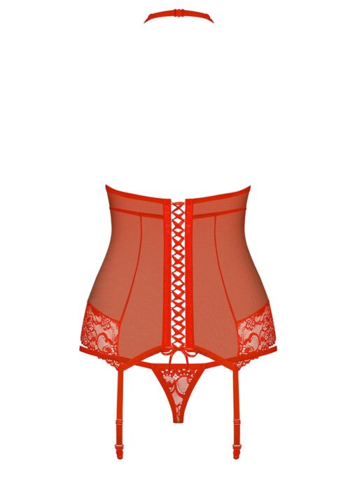 Bielizna-838-cor-3 gorset i stringi l/xl - obrazek 6