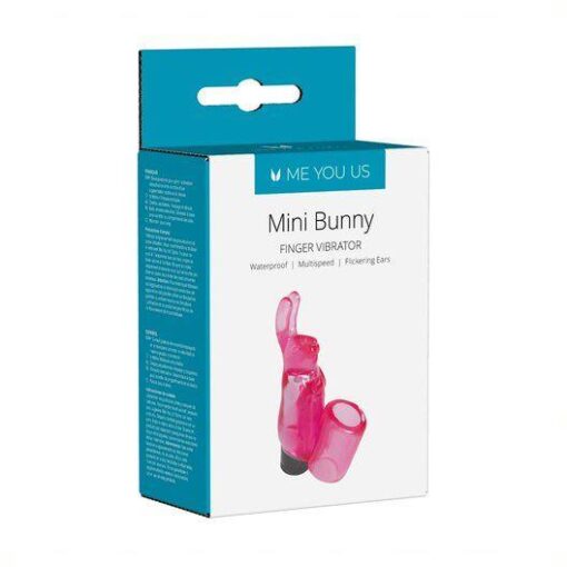 Mini wibrator palcowy Me You Us Bunny – różowy - obrazek 3