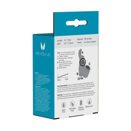 Mini wibrator palcowy Me You Us Bunny – różowy - obrazek 4