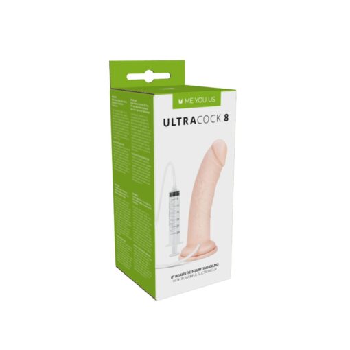 Me you us ultracock realistic squirting dildo 8in - obrazek 2