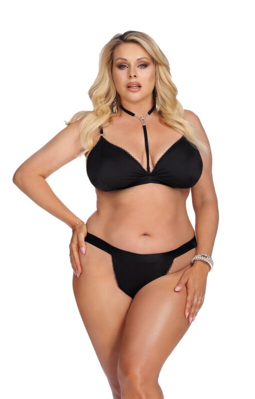 Laura set l+ (komplet biustonosz+stringi/set bra+thongs) - obrazek 2