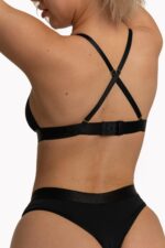 Seila set black (bra+string) s/m - obrazek 5