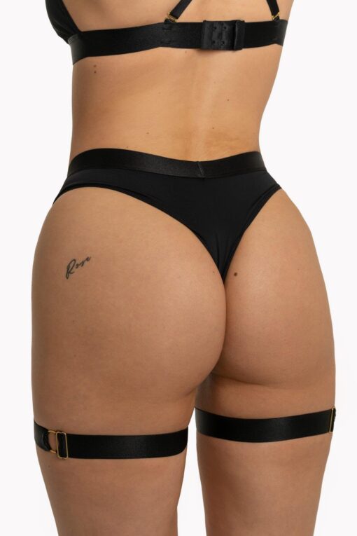Seila set black (bra+string) s/m - obrazek 6