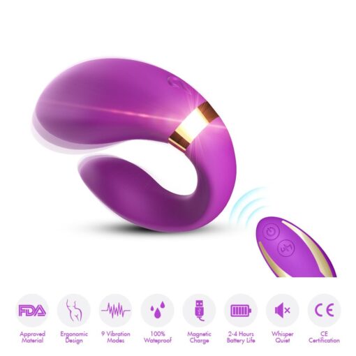Crescent – wibrator fioletowy - obrazek 6